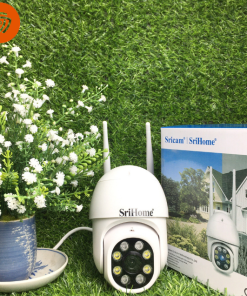 Camera Sirihome PTZ mini NGOÀI TRỜI XOAY 360 ĐỘ