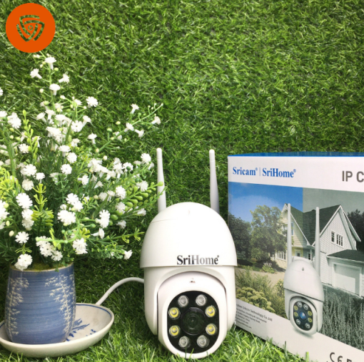 Camera Sirihome PTZ mini NGOÀI TRỜI XOAY 360 ĐỘ