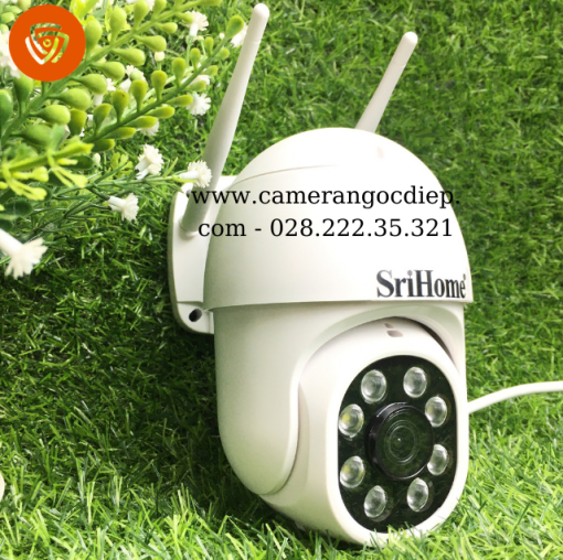 Camera Sirihome PTZ mini NGOÀI TRỜI XOAY 360 ĐỘ 3