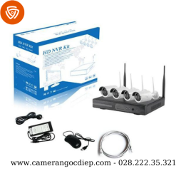 Bộ kit camera wifi 4 kênh 2.0