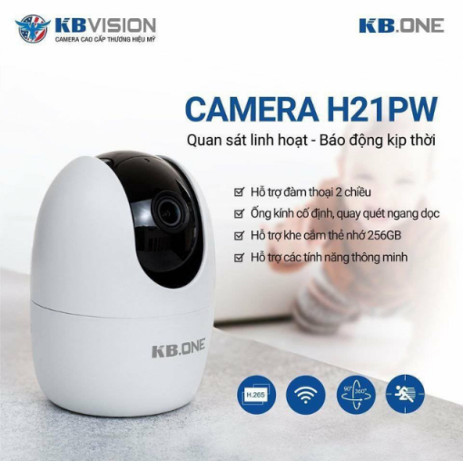 Camera iP Wifi Kbvision Kbone Kn H21P 4