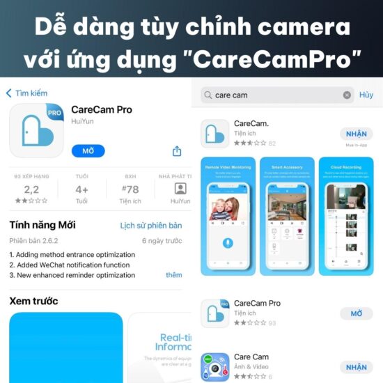 camera khong day mini carecam camerawifi mini paf200 full hd 1080 7