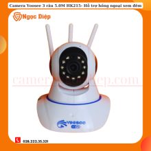 Camera Yoosee 3 râu 5.0M HK215- Hỗ trợ hồng ngoại xem đêm