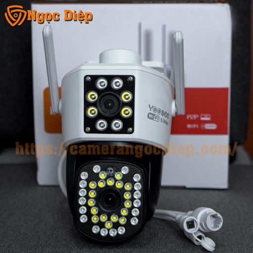 camera yoosee 2 mắt ngoài trời 6.0mp