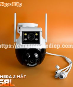 camera 2 mắt ngoài trời