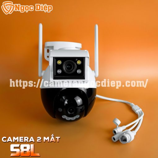 camera 2 mắt ngoài trời