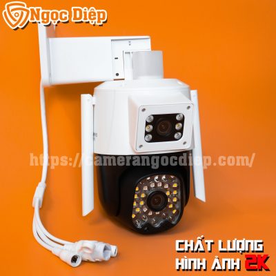 camera yoosee 2 mắt 2k 38 led