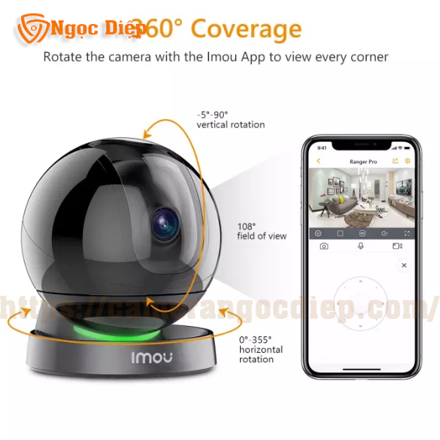 Camera IMOU GS2DP Rex 3D Trong Nhà - Tích Hợp AI Thông Minh