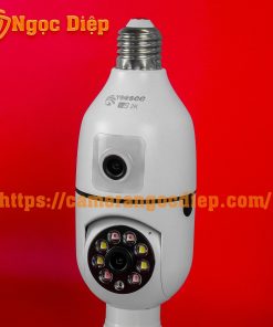 camera chui bóng đèn 2 mắt