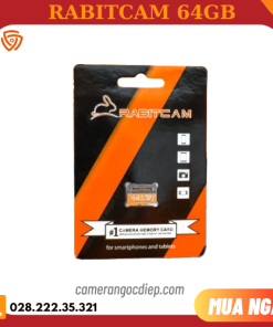 Thẻ nhớ chính hãng RABITCAM tốc độ cao 64GB chuẩn 80Mb/s -Bảo hành 5 năm