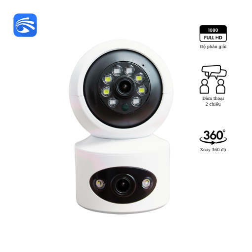 CAMERA YOOSEE 08B 2 MẮT - ĐỘ PHÂN GIẢI 6.0MPX - GÓC SIÊU RỘNG