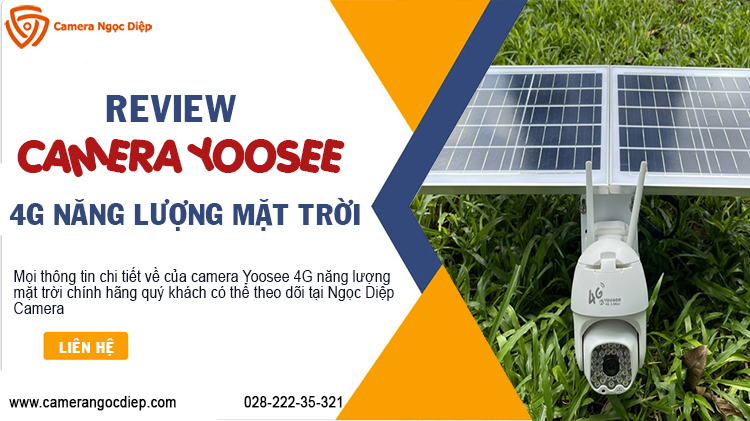 Chi tiết camera yoosee 4G năng lượng mặt trời