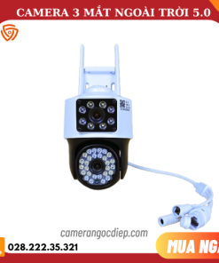 CAMERA 2 MẮT NGOÀI TRỜI RABITCAM - ĐỘ PHÂN GIẢI 6.0MPX - GÓC QUAY RỘNG - XEM 2 MÀN HÌNH
