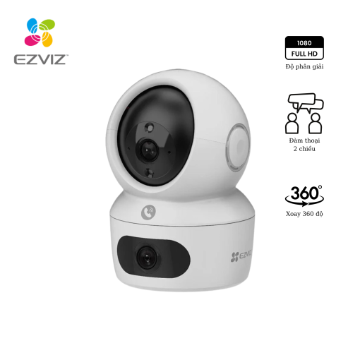 Camera Ezviz 2 Mắt Trong Nhà – Dual 8MP (4mp + 4mp) Color