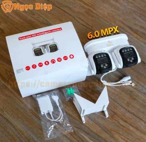 Camera Rabitcam IQ2 2 mắt Xoay 2 Hướng Thế hệ mới- CỰC KỲ RÕ NÉt