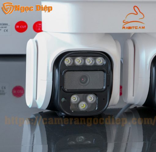 Camera Rabitcam IQ2 2 mắt Xoay 2 Hướng Thế hệ mới- CỰC KỲ RÕ NÉt