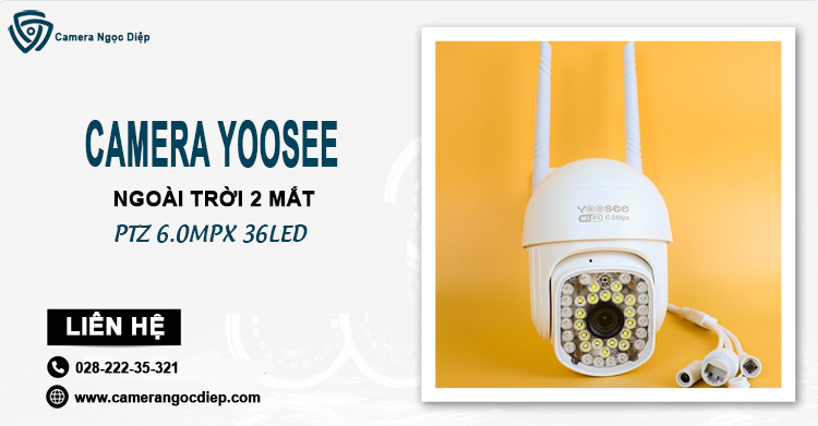 camera yoosee ngoai troi ptz 36 led