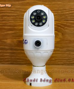 Camera yoosee Chui Bóng đèn 6.0mpx 2 mắt A10