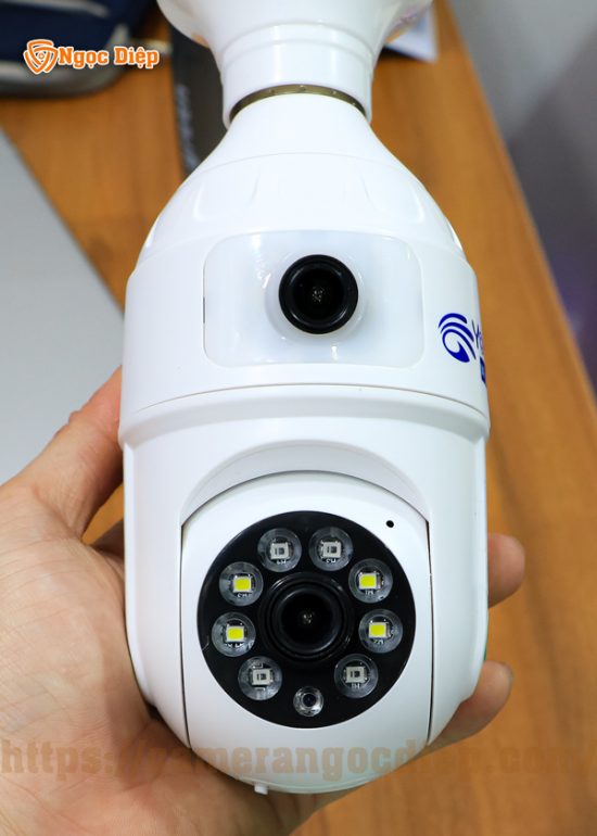 Camera yoosee Chui Bóng đèn 6.0mpx 2 mắt A10