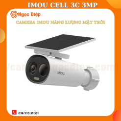 Camera iMOU Cell 3C 3MP Ngoài Trời Dùng Pin - Solar, Đàm Thoại 2 Chiều - Chống Nước Ngoài Trời IP66