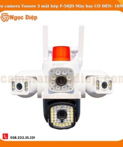 Camera ngoài trời Yoosee 3 mắt cánh chim F-50JD thiết kế cánh chim CÓ ĐÈN - Độ phân giải cao 18MPX - Tặng thẻ nhớ 64GB - Hỗ trợ giao tận nhà miễn phí