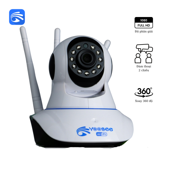Camera Yoosee 3 râu 5.0M HK215- Hỗ trợ hồng ngoại xem đêm