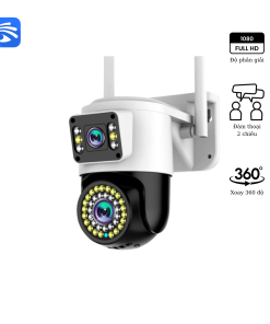 Camera Yoosee T2T-42led Ngoài trời 8.0Mpx- Xem cùng Lúc 2 góc 360 độ