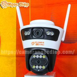 Camera Yoosee T2T-QPT609 2 mắt kép Khủng long 8Mpx- Mẫu mã mới nhất