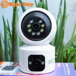 Camera YooSee Q84 2 Mắt Kép Trong Nhà 12MPX
