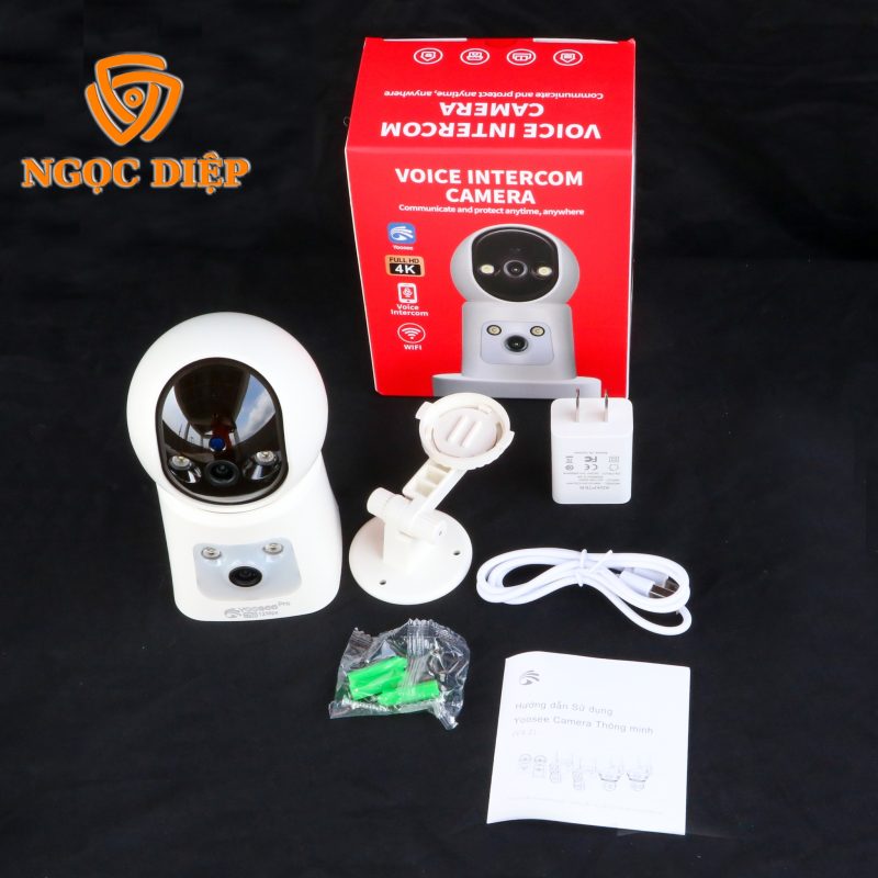 Camera YooSee Q10-12MPX 2 Mắt Kép Trong Nhà Camera YooSee Q10-12MPX 2 Mắt Kép Trong Nhà