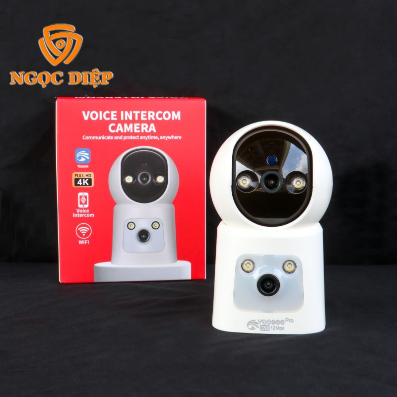 Camera YooSee Q10-12MPX 2 Mắt Kép Trong Nhà Camera YooSee Q10-12MPX 2 Mắt Kép Trong Nhà