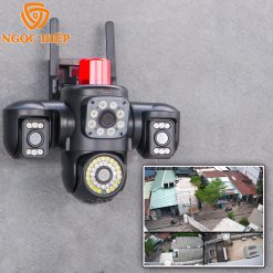 Siêu Camera Ngoài Trời Yoosee 3 Mắt Kép F-56JD-20MPX (Đen)