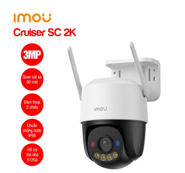 Camera Wifi Ngoài Trời Xoay 360° IMOU IPC-K7FP-3H0WE