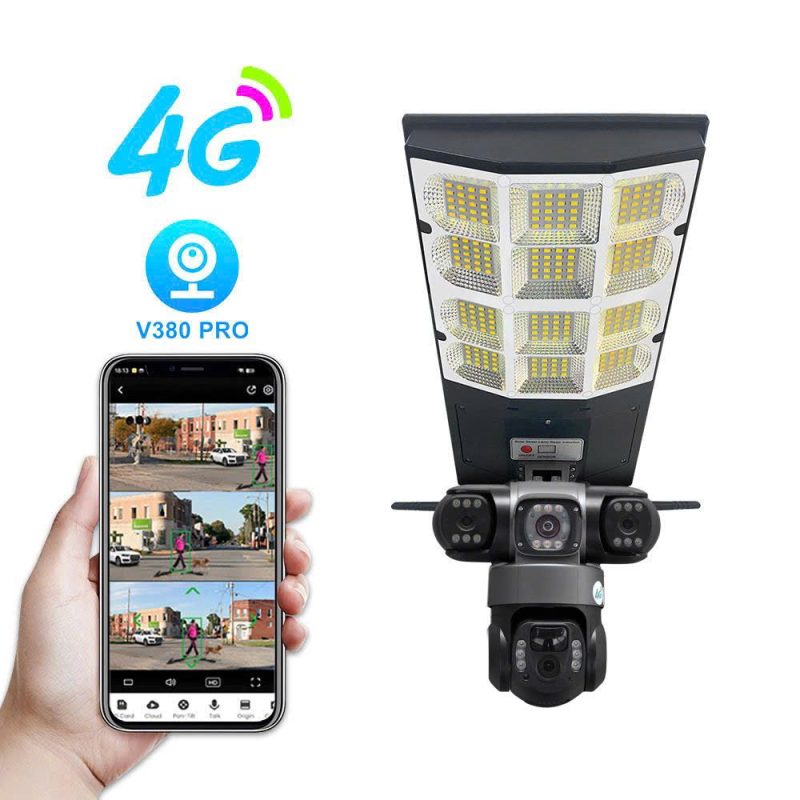 Camera V380 NLMT có tích hợp ĐÈN ĐƯỜNG dùng sim4G LD002-4G-NLMT