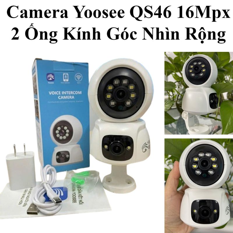 Camera Yoosee QS416 - 2 Mắt 10 Led