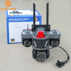 Camera Ngoài trời 4 mắt 4 Góc Quay-W712 HiEasy Pro 30MPX