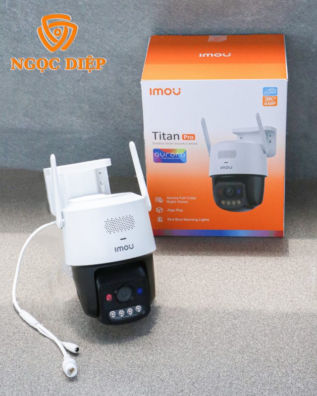Camera Imou Titan Pro (U7LP) – 3K+ (6MP), PTZ ngoài trời