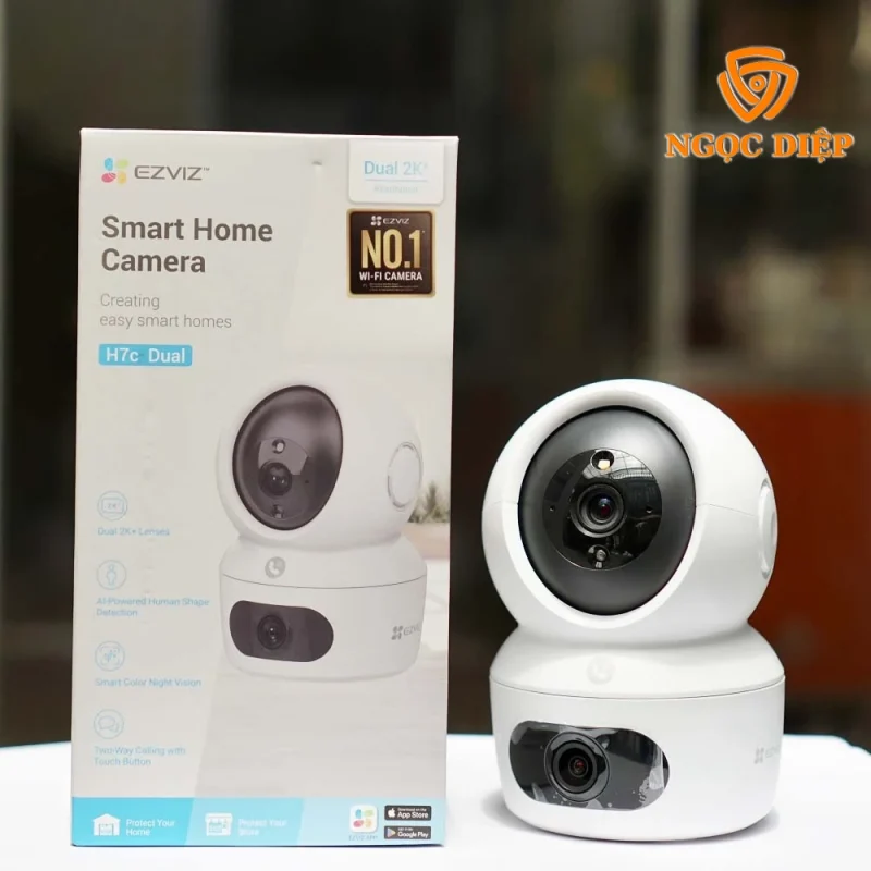 Camera EZVIZ H7c 8MP 2 Mắt Kép (4M+4M)