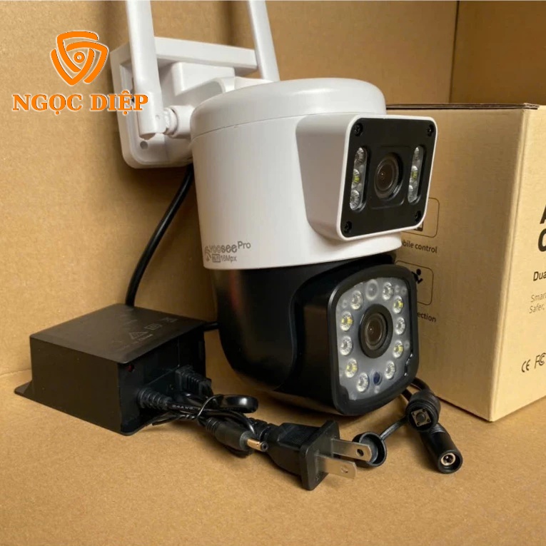 Camera Yoosee 2 Mắt 16 LED 