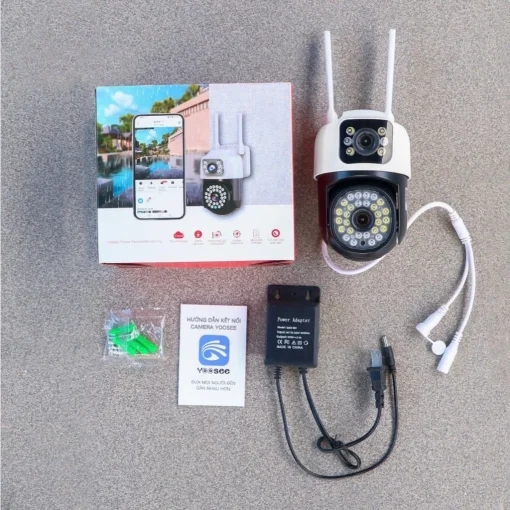 Camera Yoosee 2 Mắt Ngoài Trời 34 LED - M6-34L-16MPX