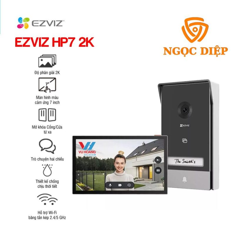 Chuông Cửa Có Hình Thông Minh HP7