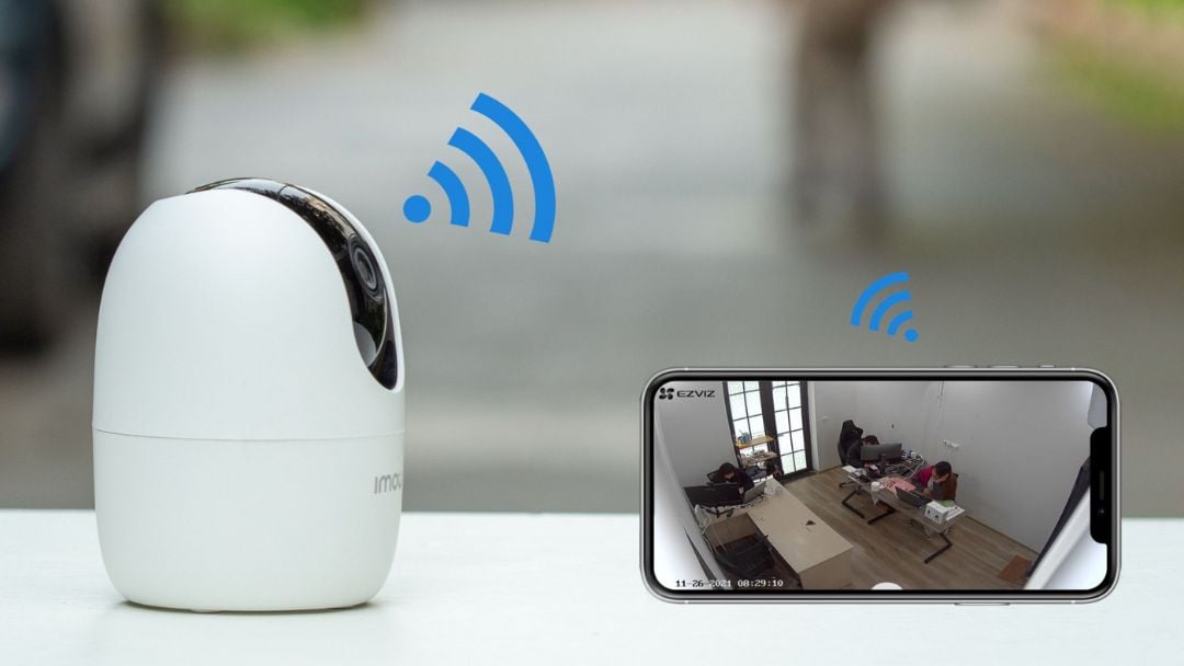 camera giám sát văn phòng qua diện thoại