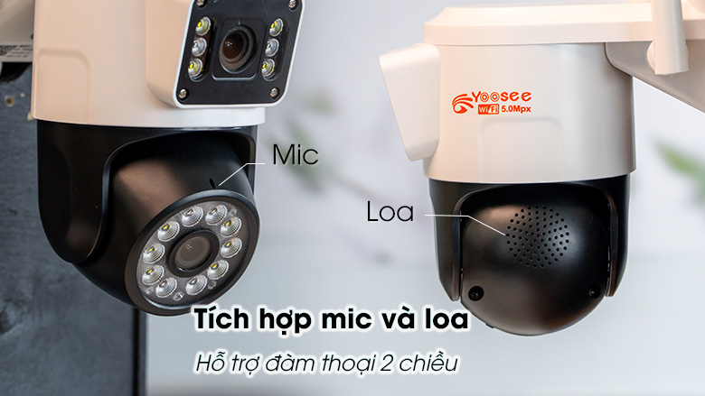camera giám sát dàm thoại 2 chiều