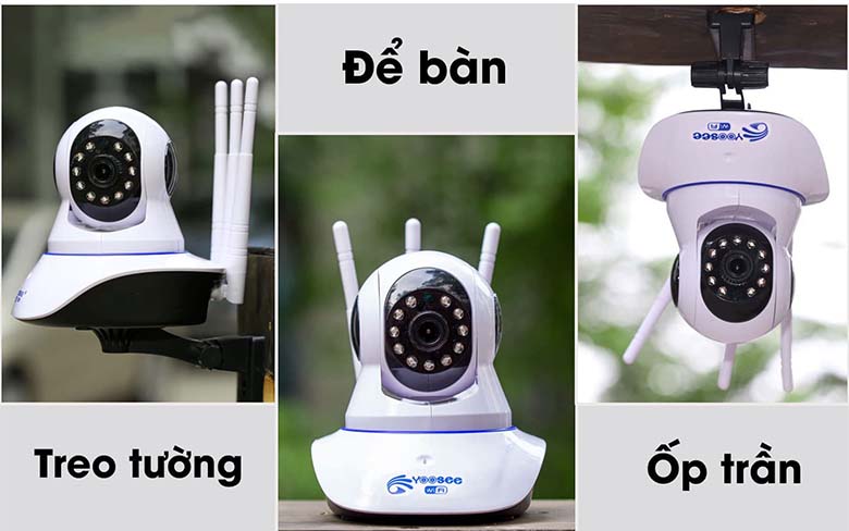 Hướng Dẫn Cách Lắp Camera Yoosee Chuẩn Kỹ Thuật Tại Nhà 3 vi tri lap camera yoosee