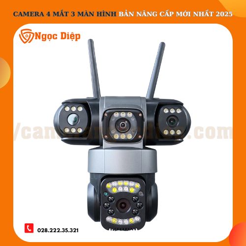 Camera Đàm Thoại 2 Chiều Loại Nào Tốt? Top Lựa Chọn Đáng Mua 2025 31 Camera Yoosee 4 Mat 3 Man Hinh Kep PRO MAX