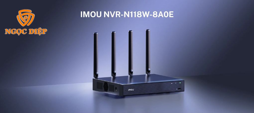Đầu ghi hình IMOU WiFi 18 kênh (NVR-N118W-8A0E)