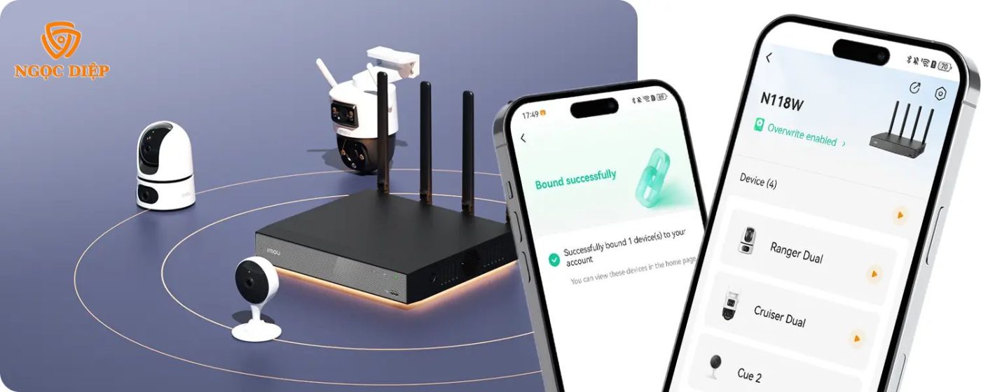 đầu ghi hình IMOU NVR-N118W-8A0E