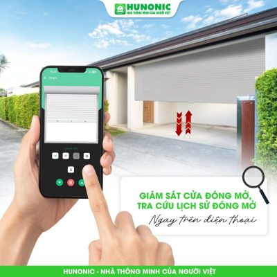 Công Tắc Cửa Cuốn Thông Minh Điều Khiển Từ Xa Hunonic Door 11 cua cuon hunonic s3
