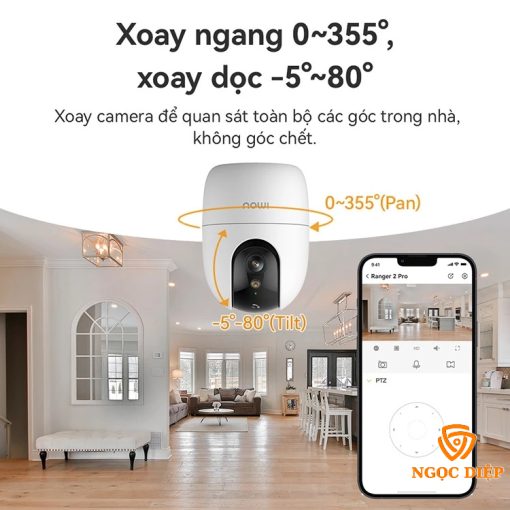 Camera WiFi IMOU Ranger 2 Pro 5MP (3K)