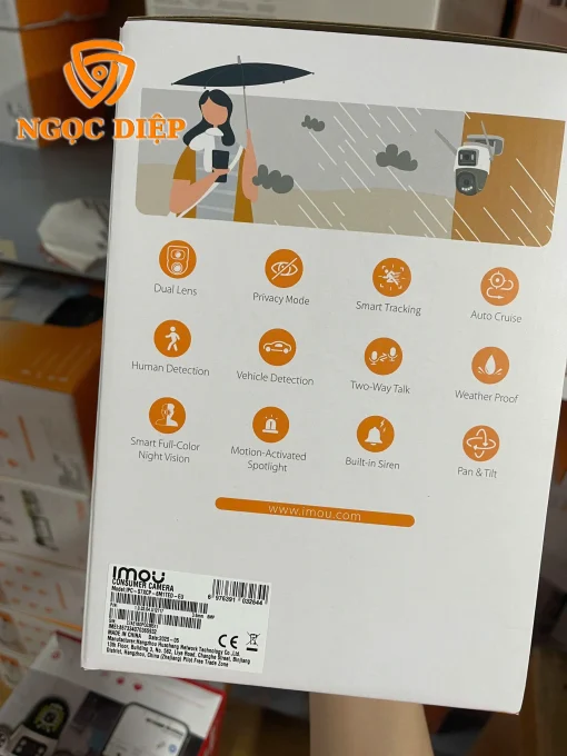 Chi tiết tính năng của Camera SIM 4G ngoài trời 2 mắt Imou